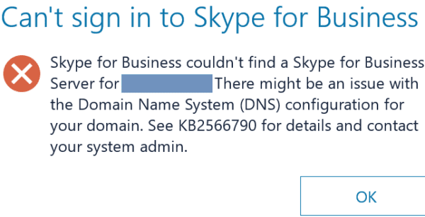 skype for business not opening on mac